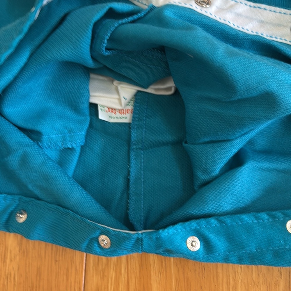 NWT 2 Baby Sets Overall Onesie Made in USA Embroidery Photos Mom Grandma 6/9 Mon - Picture 11 of 14
